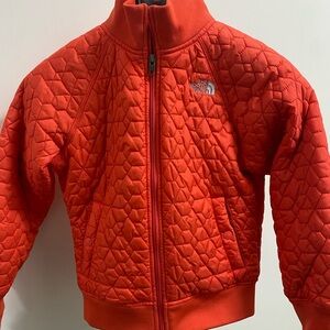 The North Face Orange Quilted Jacket